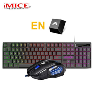 Gaming keyboard and Mouse Wired keyboard with backlight keyboard