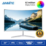 23.8 inch  FHD Hdmi HDR Curved TFT LCD Monitor