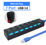 USB Splitter Multi USB 3.0 2.0 HUB