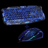 M200 Purple/Blue/Red LED Breathing Backlight Pro Gaming Keyboard Mouse Combos