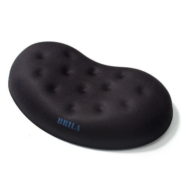 BRILA Memory Foam Ergonomics Mouse & Keyboard Wrist Rest Support Pad Cushion